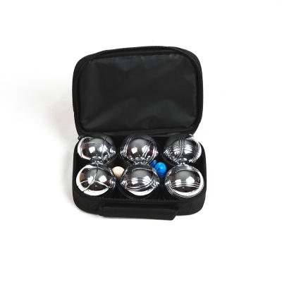 China Eco - Friendly Metal Bocce Ball Set Petanque Boccia 6 Pcs Bocce Ball for sale