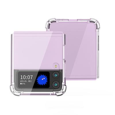 China High Quality Shockproof PC+Tpu Drop Proof Transparent Case For Galaxy Flip 4 for sale