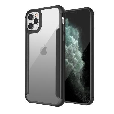 China Shock Proof Back Phone Case For Iphone 11 Pro Max Case Anti-drop TPU+PC +Metal Protective Phone Bumper Case For iPhone 11 Pro Max for sale