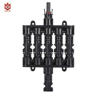 China 1000V 50A T Branch 5 In 1 Male And Female DC Solar Connector MCH501 for sale