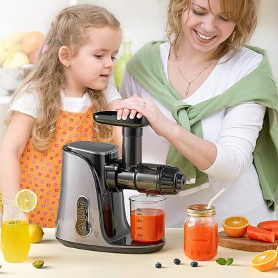 China Brand New Reverse Function Joymi Machinery Masticating Juicer Extractor Small Caliber Fruit&Vegetables Slow Juicer For Wholesales for sale