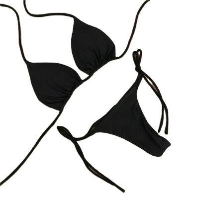 China Women Breathable Sexy Bikini Swimwear Pump Bra Brazilian Bikini Set Two Piece Swimsuit Swimwear Beach Wear Bathing Swimwear for sale