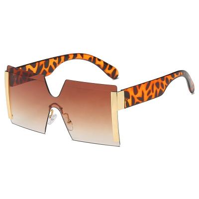 China Fashion sunglasses joined piece without frame fashion contracted design personality sunglasses large for sale