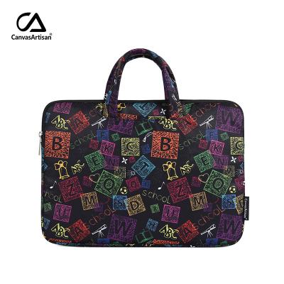 China High Quality Fashion Printing Computer Bag Laptop Sleeve With Handle for sale