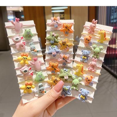 China Soft Korean Cartoon Children's Hair Accessories Cute Girls Elastic Hair Rope Princess Hair Rope Band Main Manufacturers Source Manufacturers for sale