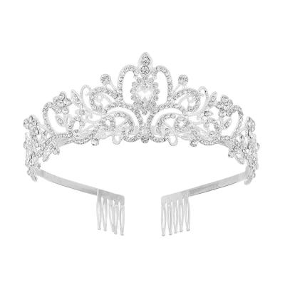 China Fashion exquisite crown headdress bridal fashion and popular princess hair accessories source manufacturers for sale