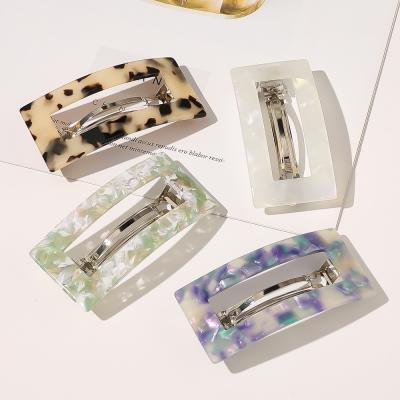 China Chinese Style Acetate Butterfly Fancy Hair Pins Female Square Hair Clip Pin Small Shark Head Swim Clip Dish Simple Back Dish Hairpin for sale