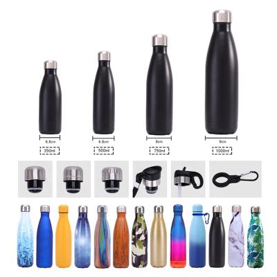 China 500ml Vacuum Water Bottle Stainless Steel Cola Shape Water Bottle Sustainable Sports Water Bottle With Logo for sale