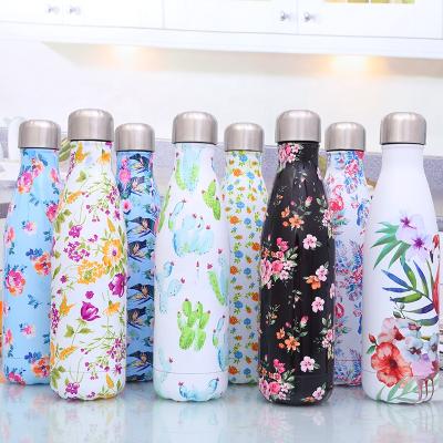 China 2022 500ml Stainless Steel Viable Water Bottle Insulated Leak Proof Cola Water Bottle Double Wall Flask for sale