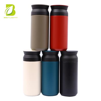 China New Sustainable Water Bottle 350ml Coffee Mug Insulated Stainless Steel Vacuum Cup Double Wall for sale