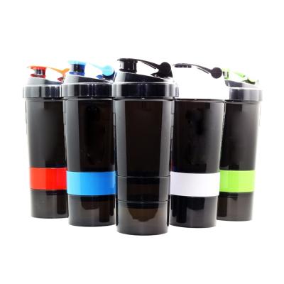 China 2020 Beauchy Water Bottle OEM Logo 500ml Viable Water Sport Shaker Bottle Plastic Water Bottle Gym for sale