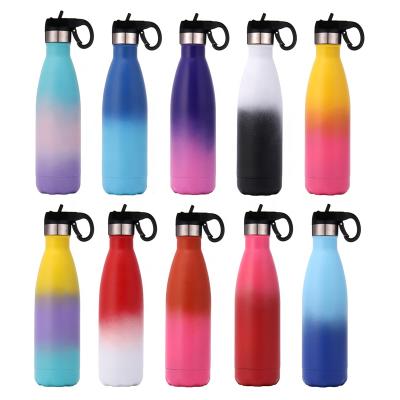 China PORTABLE No MOQ 17 Ounce Vacuum Bottle Cola Shape Fitness Eco Friendly Insulated Water Bottle for sale