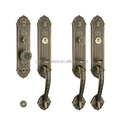 China Zinc Alloy [Zinc Alloy]Top quality double wood door lock handle designs with best price for sale