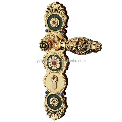 China Zinc Alloy [Zinc Alloy]Antique design for interior door lock handle with good price for sale