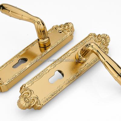 China Zinc Alloy [Zinc Alloy]Mute solid lock handle for interior door with good quality for sale