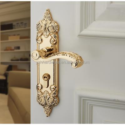 China Full Brass [Full Brass]Good price and new design door lock handle for interior door with high quality for sale