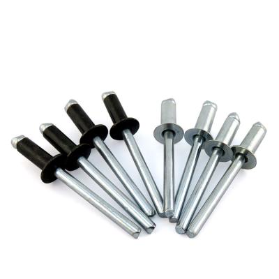 China DIN7337 GB Standard Open Type Flat Head Aluminium Pop Blind Rivet 5mm-30mm Length for sale