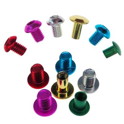 China Customizable Red Anodized Titanium Bolts M1.6 For Industrial Applications for sale