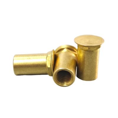 China Grade 6.8 Brass M8 Blind Rivet Nut Automotive Industry Lathe Parts for sale