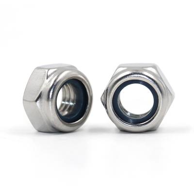 China Galvanized Customized Hex Nylon Lock Nut For Imperial Inch Measurement for sale