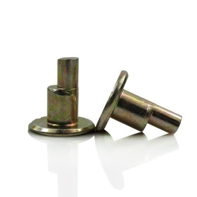 China RoHs Certificado Semi-tubular Step Rivet Shoulder para prateleiras de aço inoxidável à venda