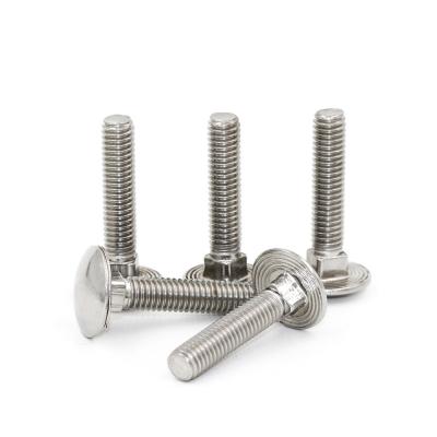 China Stainless Steel 304 Neck Carriage Bolts DIN751 Standard And Customized for sale