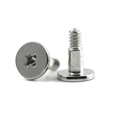 China Metric Custom Phillips Flat Head Ultra Low Profile Step Shoulder Screw RoHs Certified for sale