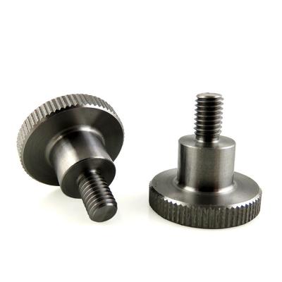 China Truss Head Stainless Steel Flat Thumb Knurled Step Bolt Shoulder Screw 1mm-500mm for sale