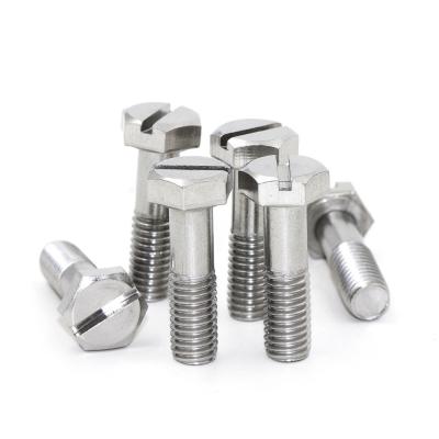 China Industrial Grade 304 Stainless Steel Fine Threaded Slotted Hex Bolts Length 1mm-500mm for sale