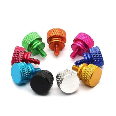 China Custom M2 M3 M5 M6 Aluminum Brass Knurled Thumb Screw with Metric Measurement System for sale