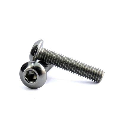 China ISO7380 Stainless Steel Hex Drive Button Head Mushroom Head Screw Standard DIN/ ISO for sale