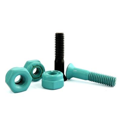 China 4.65mm Thread Diameter Custom Color Non Standard Flat Head Hex Socket Screw for Skateboard for sale