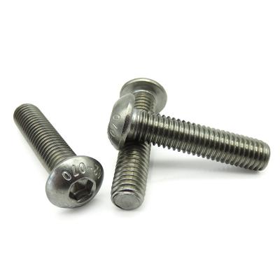 China Custom M8 Button Screw for Photovoltaic Support Stainless Steel Grade 4.8/8.8/10.9/12.9 for sale