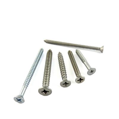 China Stainless Steel Pan Phillips Flat Head Screw Torx Square Drive Robertson Self Tapping Wood Screw for sale