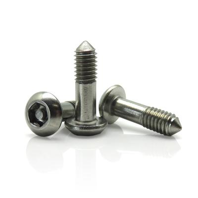 China Button Head Hex Socket Security Screw Plain Finish with RoHs Certified for sale