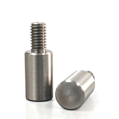 China Stainless Steel External Threads Positioning Pins Fitting Function Bright Finish Uncoated for sale