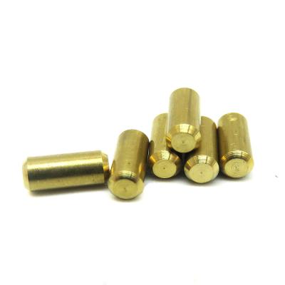 China Cylindrical Brass Dowel Pins Bright Finish Uncoated With Customized Size for sale