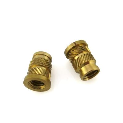 China OEM Knurled Brass Insert Embedded Nut For Plastic Injection Moulding for sale