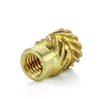 China Brass Threaded Insert Nut Customized Furniture Insert Nuts For Wood for sale