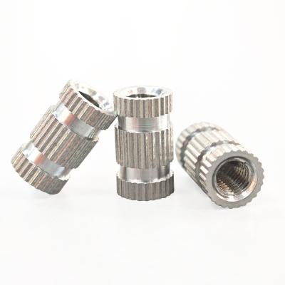 China Injection Molded Stainless Steel Nuts Metric With Through Hole And Pre Embedded for sale