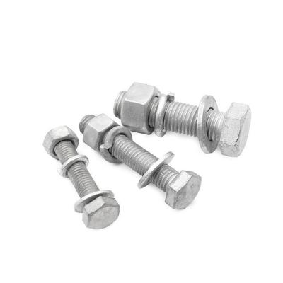 China Hot Dip Galvanized Bolt And Nut for sale