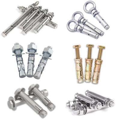 China Anchor Bolt Manufacturer Grade 8.8 m8 m10 m12 m16 m24 m33 Mechanical Stainless Steel Expansion Anchor Bolt for sale