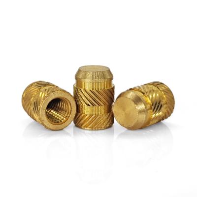 China H62 Brass M4 Threaded Insert Custom Finish for Plastic with ISO9001 2015 Certification for sale