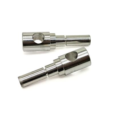 China Custom CNC Turned Stainless Steel Metal Connector – ±0.005mm Tolerance for sale