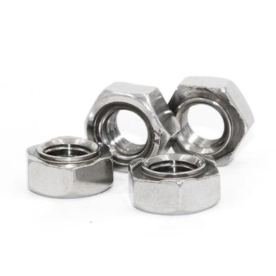 China High Strength A2 Stainless Steel Hex Weld Nut Nickel Plated Finish for Automotive M6/M8/M10/M12 for sale