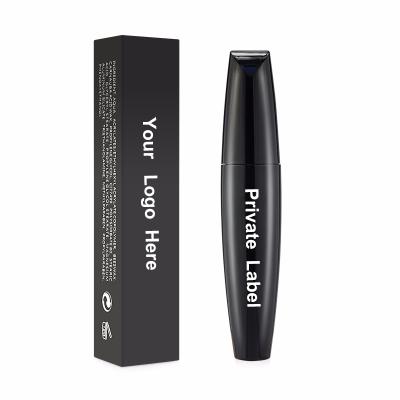 China Wholesale Custom Vegan Private Label Fiber 3D Logo Curling Volume Lengthening Eyelash Moisturizer Water Resistant Mascara for sale