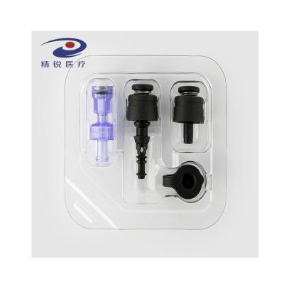 China Disposable Silica Gel Endoscope Channel Valve Suction Air/Water Biopsy Valves and Auxiliary Water Connector for sale