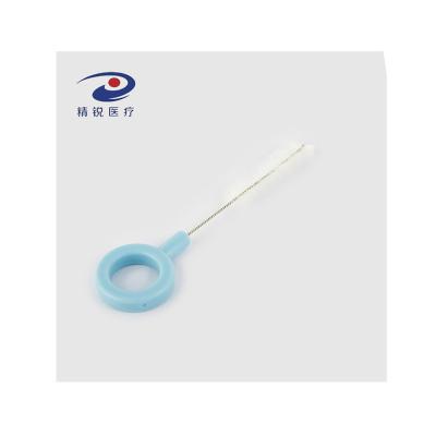 China Disposable Stainless Steel Colonoscopy Tube Cleaning Brush Manufacturer Valves Endoscopic Cleaning Brush for sale