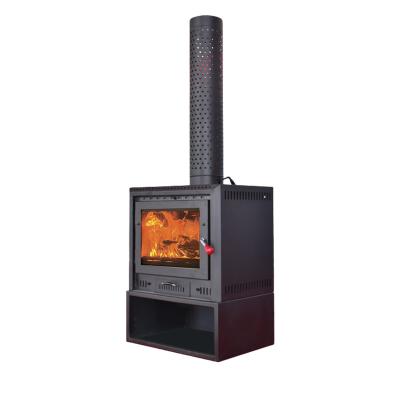 China Traditional Wood Heater Cast Iron Fireplace Burning Stove Fireplace For Indoor Living Room for sale