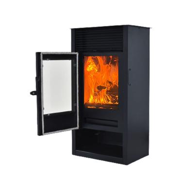 China Contemporary Wholesale Indoor Home Real Fire Heater Modern Simple Stainless Steel Freestanding Fireplace for sale